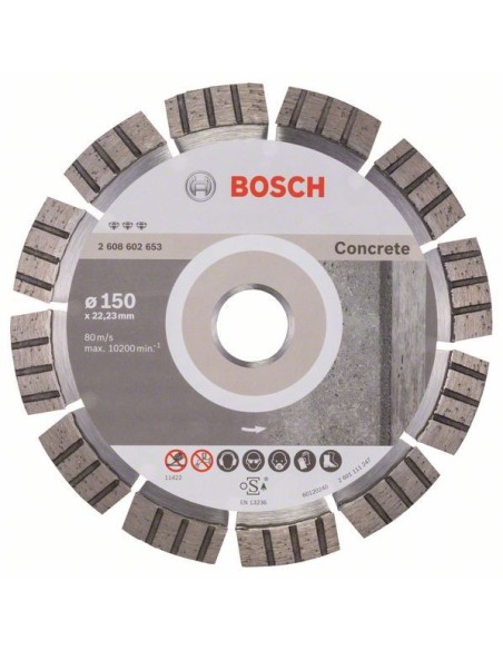 Disc diamantat Bosch, taiere eficiente beton