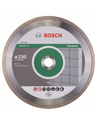 Disc diamantat Bosch 230mm, ideal pentru ceramica