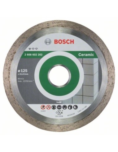 Disc diamantat Bosch pentru ceramic, taiere precisa