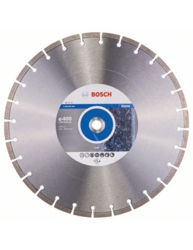 Disc diamantat Bosch 400mm pentru piatra, optimizat pentru taiere precisa