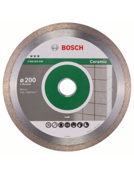 Disc diamantat Bosch, ideal pentru ceramica, 200mm