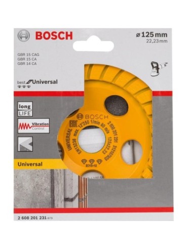 Disc diamantat Bosch Turbo, precizie pentru granit