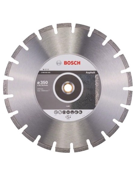 Disc diamantat Bosch 350mm pt. asfalt, ideal pentru lucrari dure