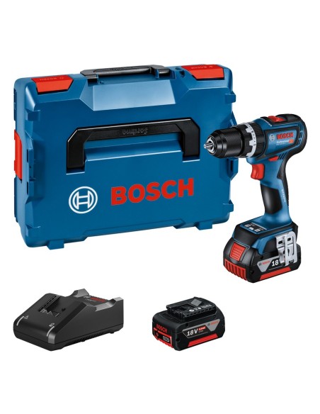 Bosch GSB 18V-90 C cu acumulatori si incarcator rapid