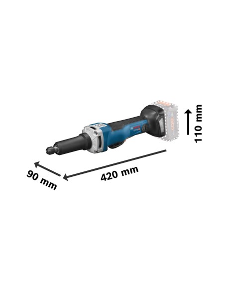 Polizor drept Bosch GGS 18V-23 PLC cu sistem L-Boxx