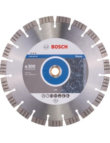 Disc diamantat Bosch pentru tăiere piatră, eficacitate crescută