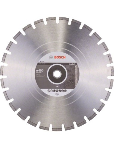 Disc diamantat Bosch 450mm ideal pentru asfalt