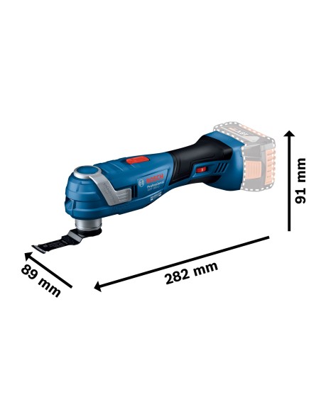 Bosch GOP 185LI, taiere precisa, 18V, unealta multifunctionala