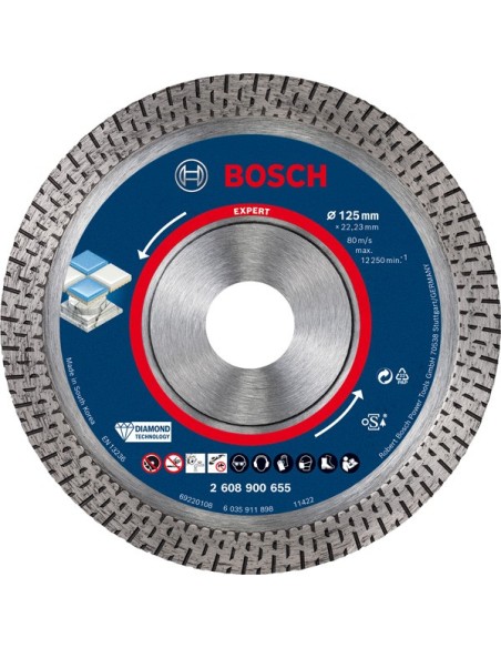 Disc diamantat Bosch pentru precizie in taierea ceramica