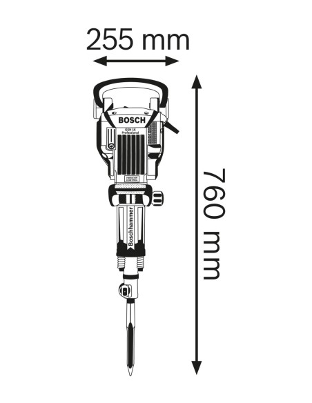 Bosch GSH 16-30, ciocan demolator puternic 1750W