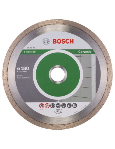 Disc diamantat Bosch 180mm, ideal pentru ceramică