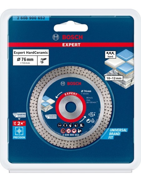 Bosch Disc diamantat, taiere ceramica fara aschii