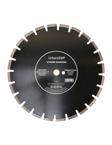 Disc diamantat 400mm, ideal pentru beton si asfalt