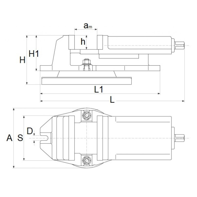 Menghina industriala de precizie Cormak 100x80 mm CORMAK - 1