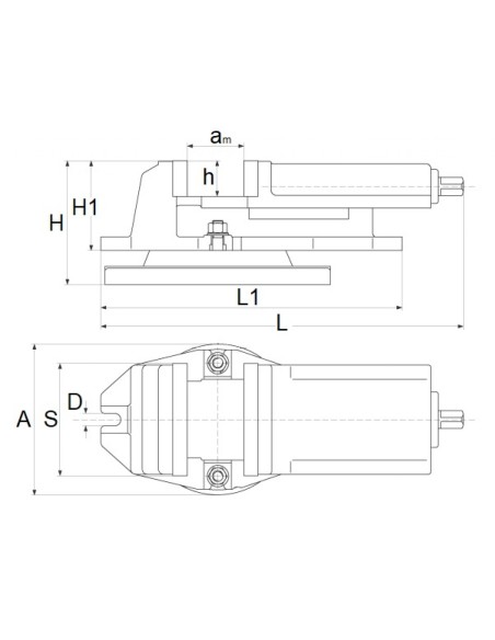 Menghina industriala de precizie Cormak 100x80 mm CORMAK - 1