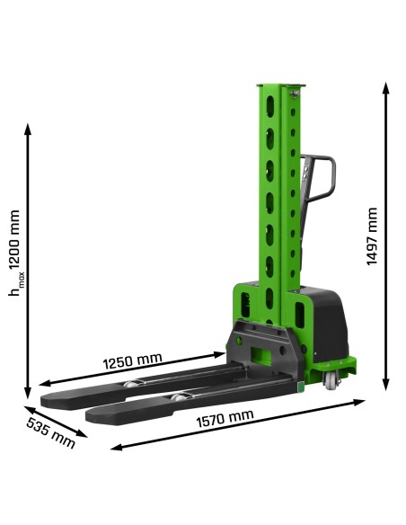 Stivuitor Cormak B512 Auto, compact si eficient