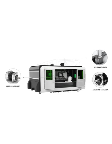 Masina cu laser FIBER pentru debitare profile si tevi 3015P - 1000W CORMAK - 4