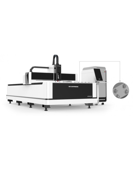 Masina de debitat profile si tevi cu laser FIBER LF3015LN - 1000 W CORMAK - 1