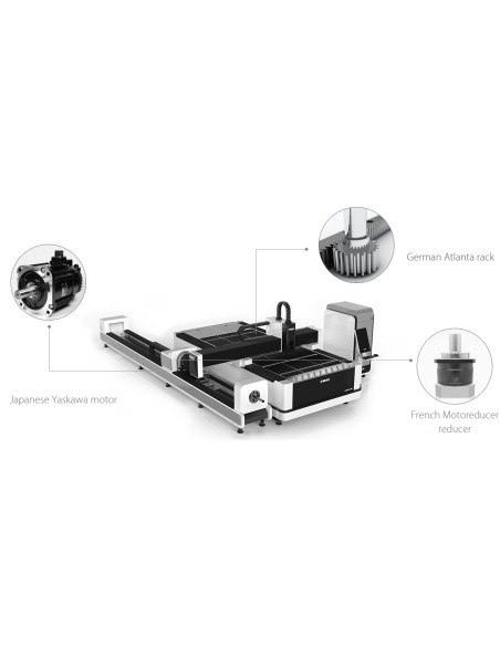 Masina debitat foi de metal cu laser FIBER Cormak LF3015LNR - 1000 W CORMAK - 8