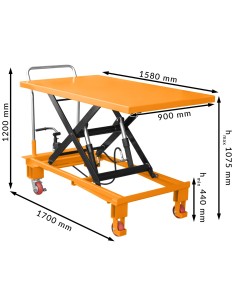 Masa cu lift hidraulic Cormak TA310, pentru sarcini grele 2