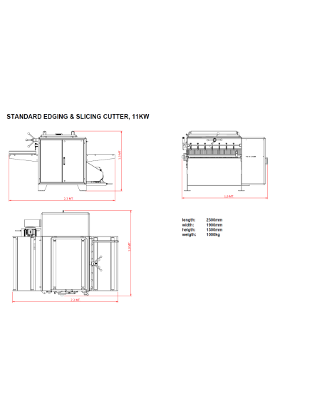 Ferastrau multilama Winter DS 80, motor 15kW, ax 15 panze