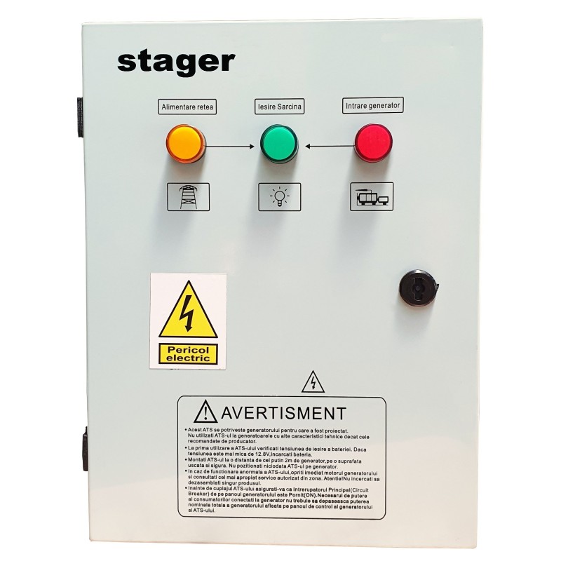 Stager YPA20063F12S, automatizare 63A cu protectie