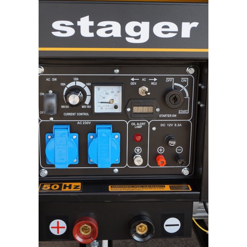 Generator Stager YDE8500EW diesel 3kVA, pornire cheie