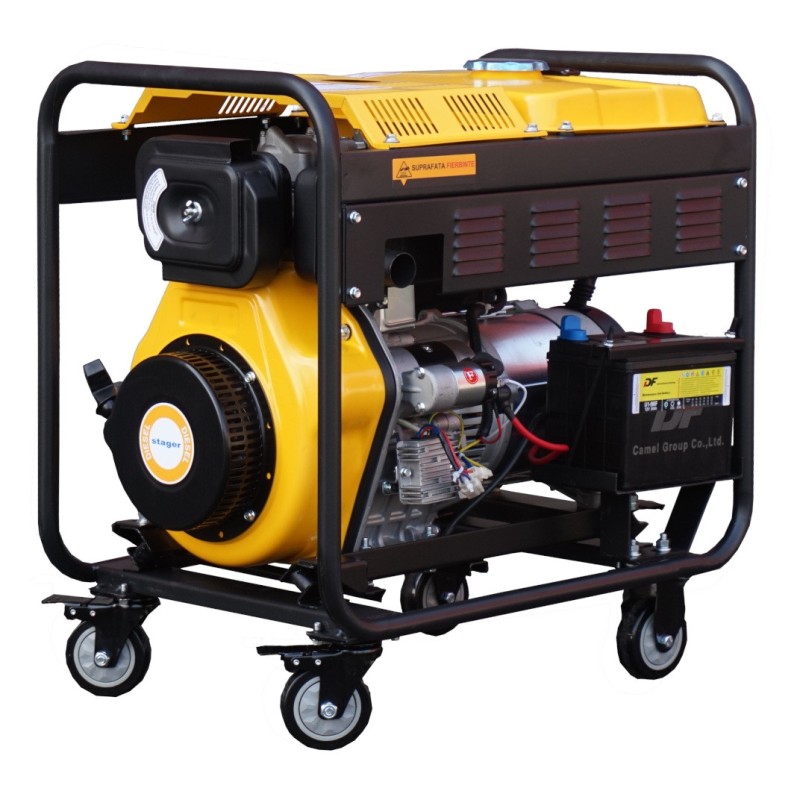 Generator deschis Stager YDE6500E3, 5.5kW, trifazat diesel