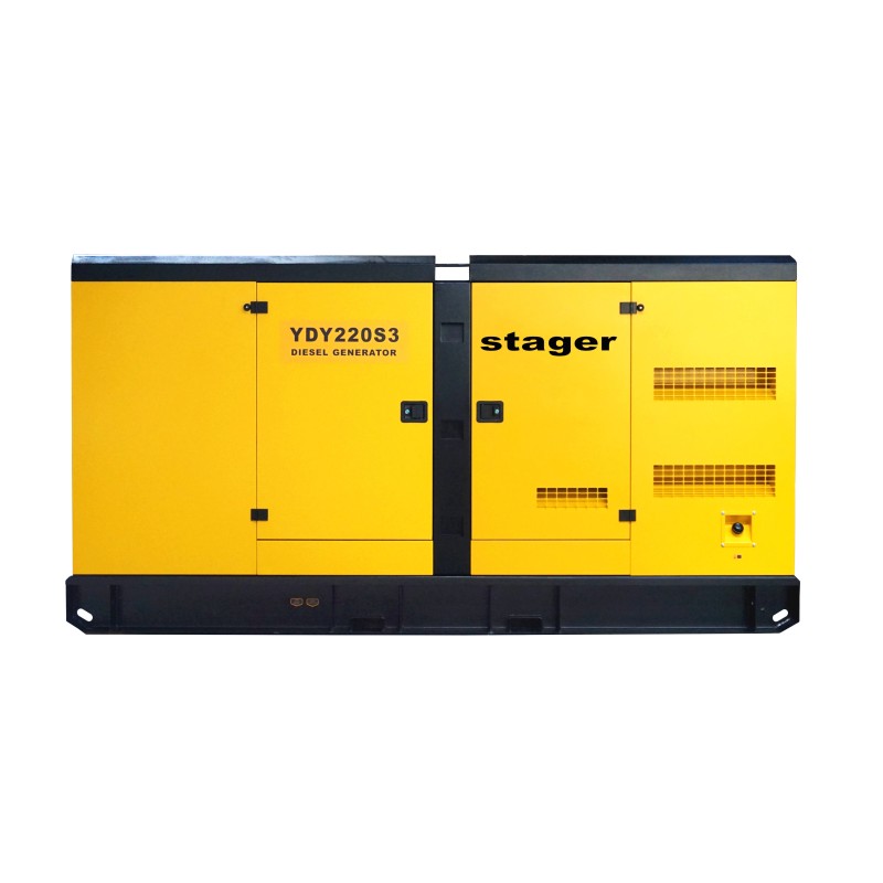 Stager YDY220S3 Generator insonorizat diesel trifazat 176kW, 289A, 1500rpm STAGER - 1