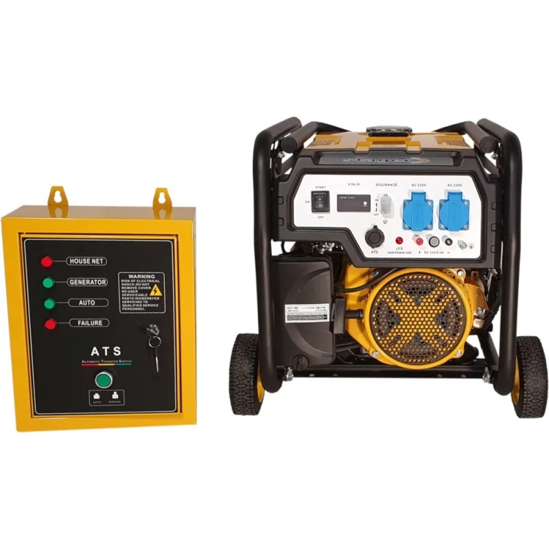 Stager FD 3000E+ATS generator open-frame 2.5kW, monofazat, benzina, automatizare STAGER - 1