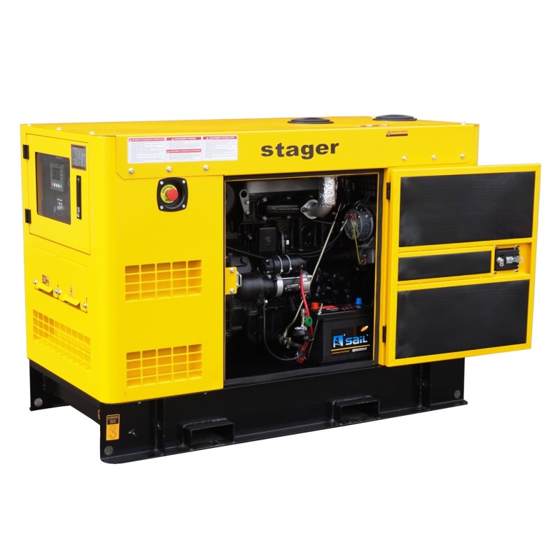 Generator diesel Stager YDY15S-E, usor de folosit