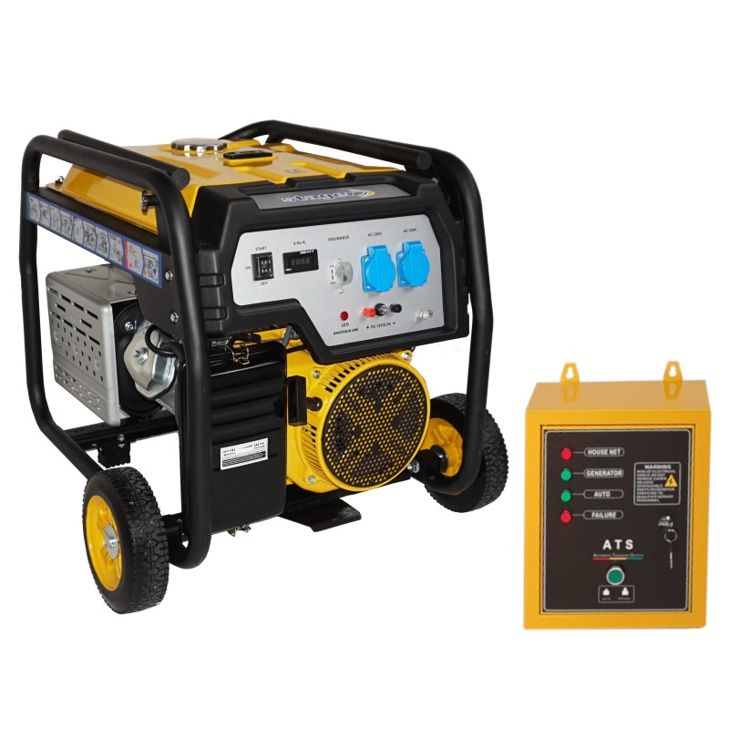 Generator FD 7500E+ATS 6kW, compact si automatizat