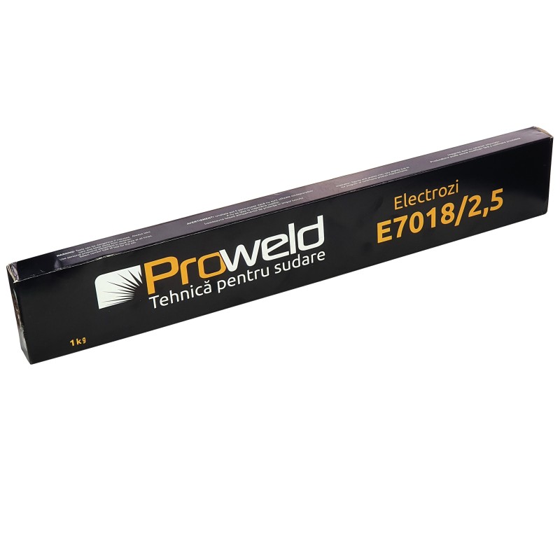 Cauti ProWELD E7018 electrozi bazici 2.5mm, 1kg de la PROWELD?