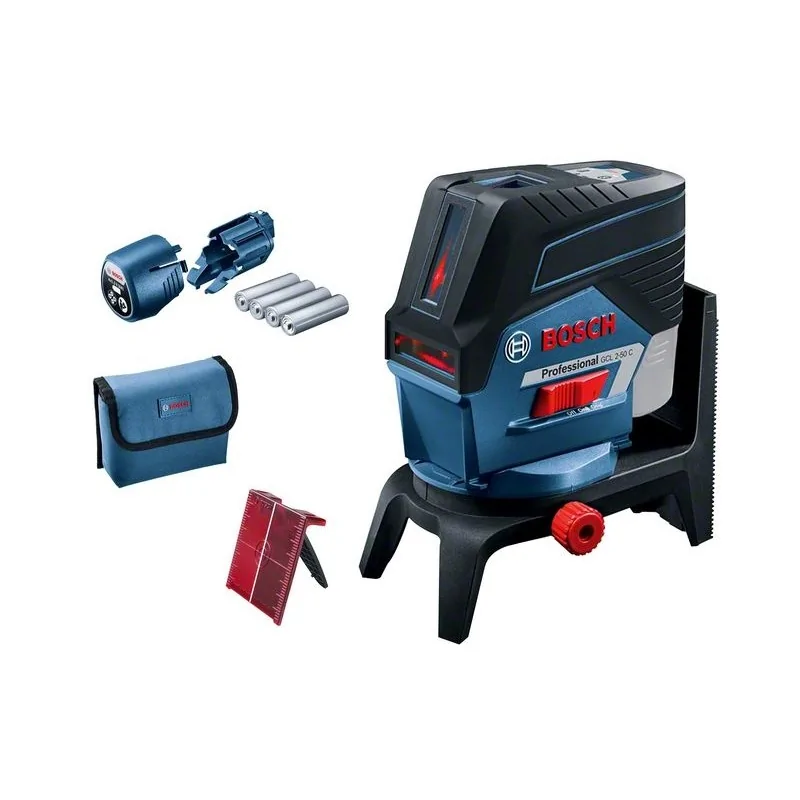 Bosch GCL 2-50 C + RM 2 Set nivela laser cu linii, 20m, receptor 50m, precizie 0.3mm/m BOSCH - 1