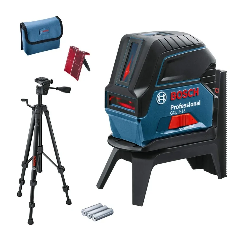 Bosch GCL 2-15 Professional + BT 150 Nivela laser cu puncte si linii, 15m, precizie 0.3mm/m BOSCH - 1