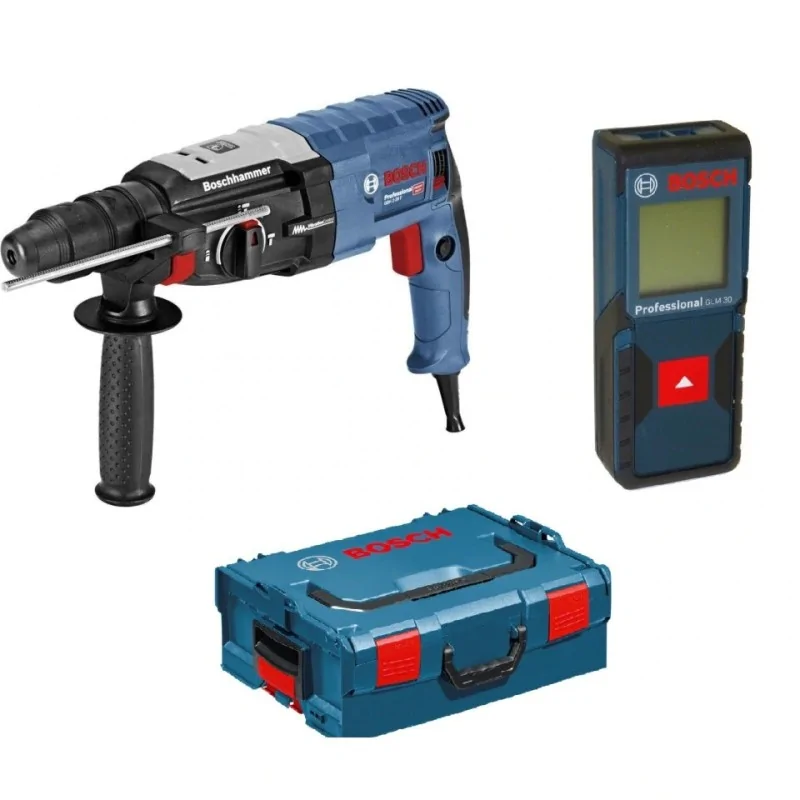 Bosch GBH 2-28 F Ciocan rotopercutor, 880W, SDS-plus + GLM 30 Telemetru cu laser + L-Boxx BOSCH - 1