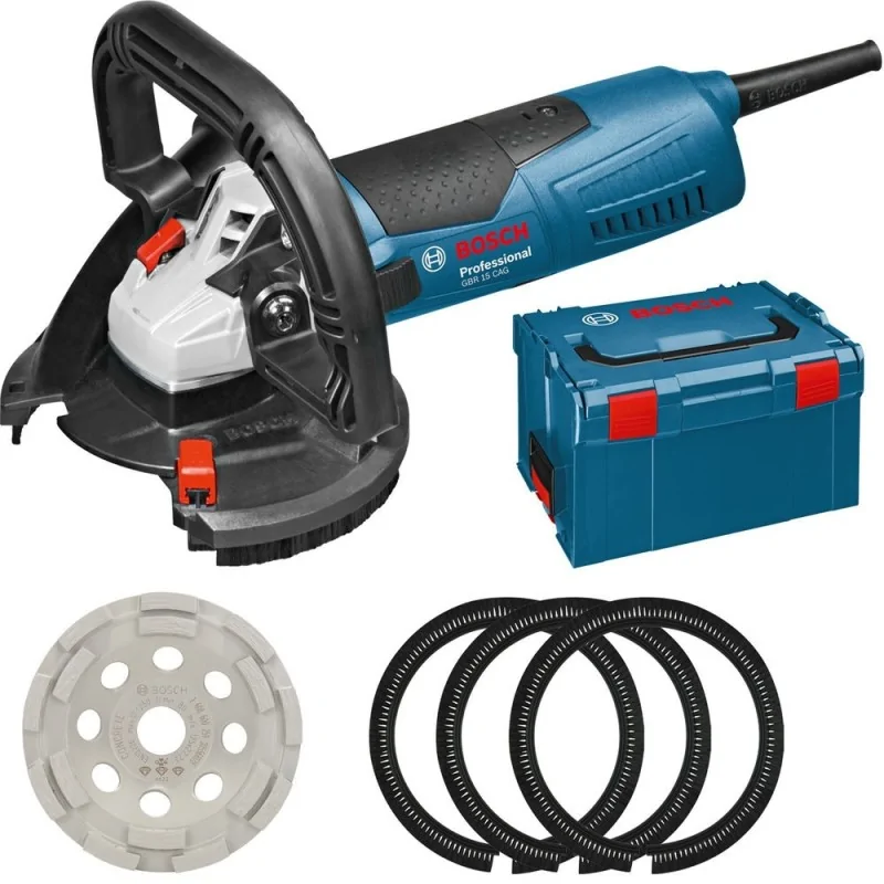 Bosch GBR 15 CAG Slefuitor beton, 1500W, 125mm, L-Boxx BOSCH - 1