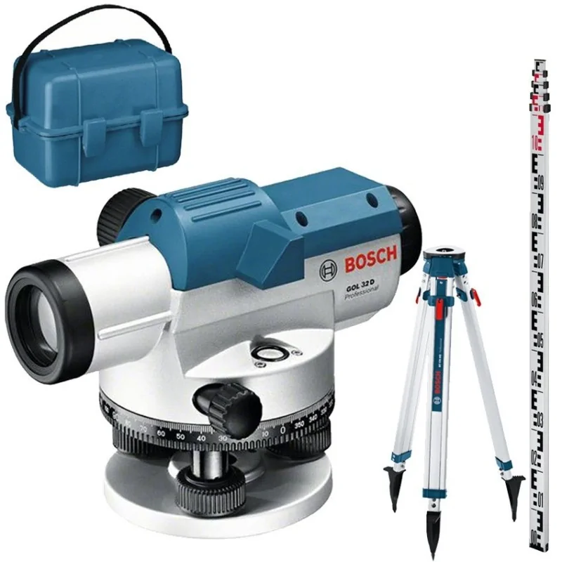 Bosch GOL 32 G + BT160 + GR500 Professional Nivela optica, factor de marire 32x, precizie 1 mm/30 m BOSCH - 1