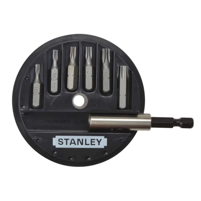 Stanley 1-68-739 Set 7 piese1/4" - Torx: T10, T15, T20, T25, T30, T40 + adaptor magnetic STANLEY - 1