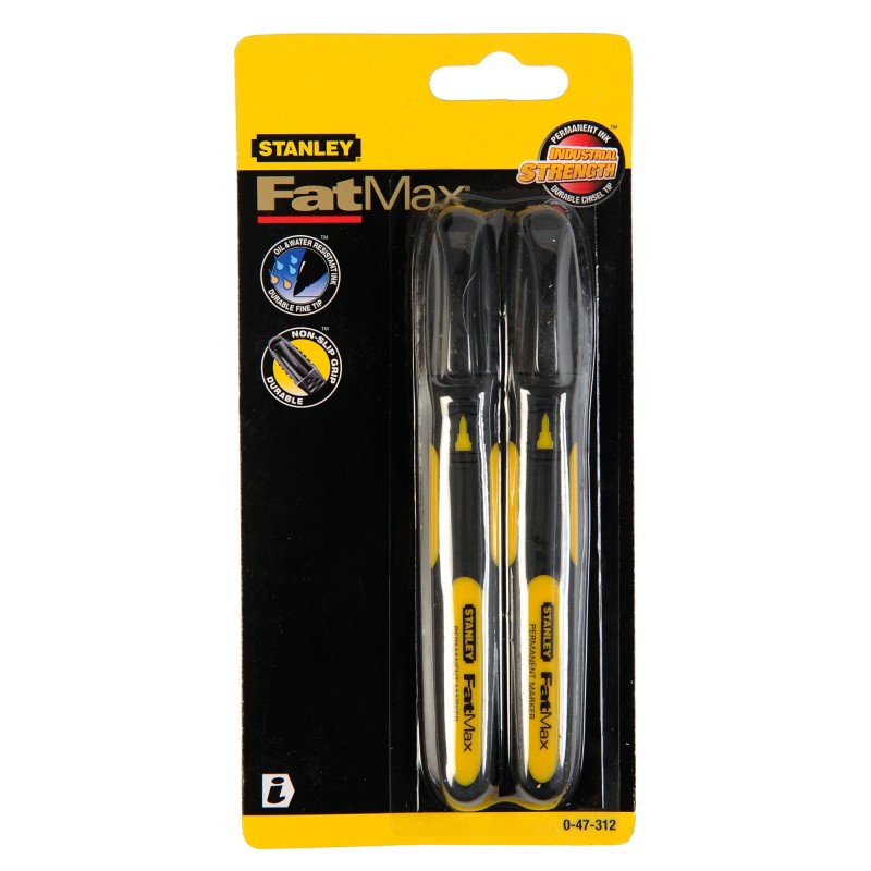 Marker FATMAX negru, precizie si durabilitate