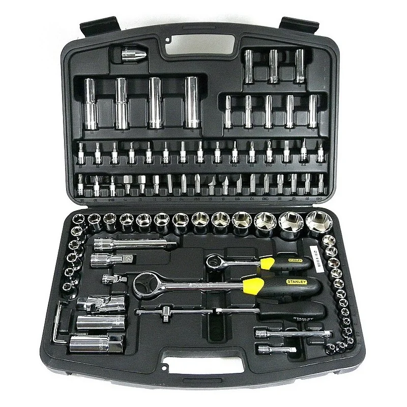 Stanley 1-95-586 Set de 92 de piese cu tubulare de 1/4" si 1/2" STANLEY - 1