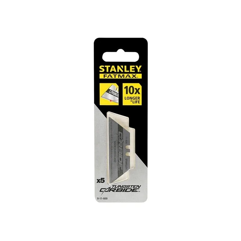 Stanley 0-11-800 Lame trapezoidale cu carbura,5 buc STANLEY - 1