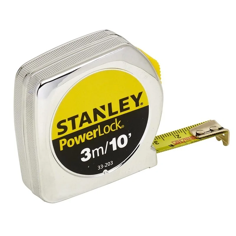 Stanley 0-33-203 Ruleta powerlock classic cu carca metalica 3m/10" x 12,7mm STANLEY - 1