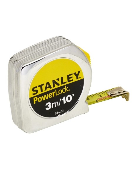 Ruleta Stanley Powerlock 3m pentru precizie maxima