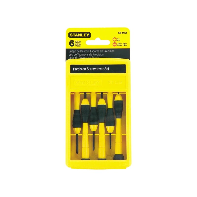 Stanley 0-66-052 Set 6 surubelnite FATMAX precizie: dreapta 1,4/2/2,4/3 mm Phillips PH0,PH1 STANLEY - 1