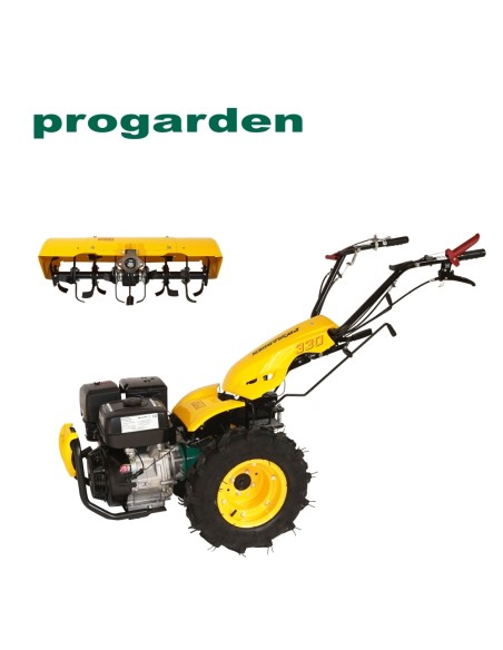 Motocultor multifunctional ProGARDEN U14 in actiune