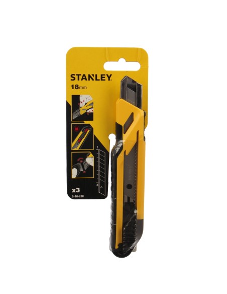 Cutter Universal Stanley 18mm, Lame Durabile si Precise