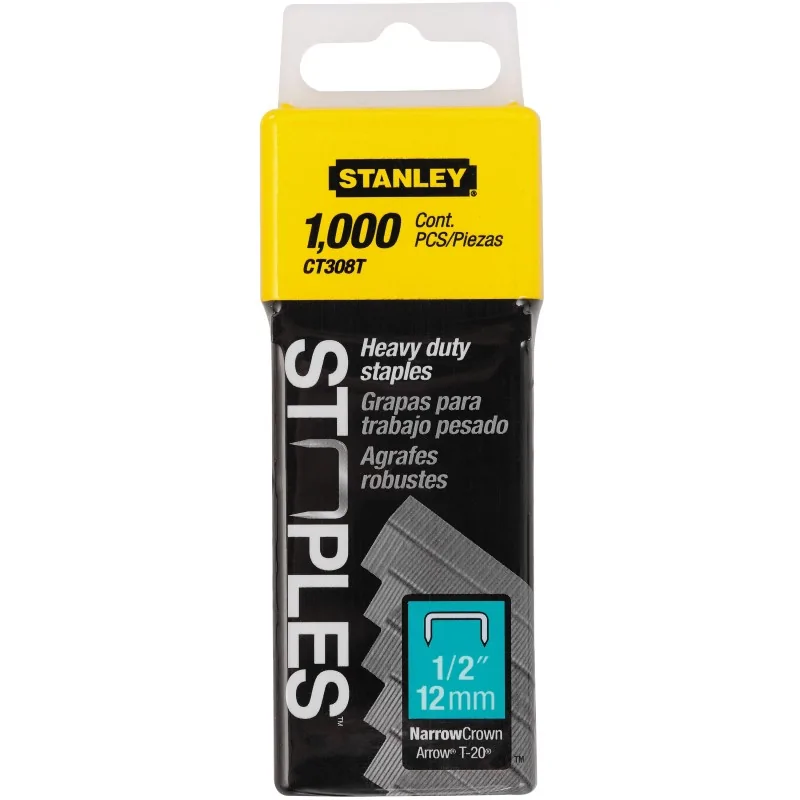 Stanley 1-CT308T Capse pentru cabluri - tip CT300 (12mm) STANLEY - 1