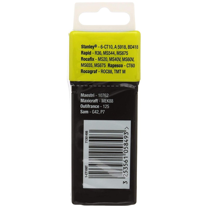 Stanley 1-CT108T Capse pentru cabluri – tip 7/CT100 12mm 1/2" - 1000 buc STANLEY - 1