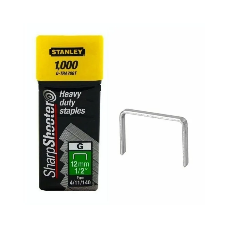 Stanley 1-TRA708T Capse de inalta calitate 12 mm / 1/2" 1000 buc. tip g 4/11/140 STANLEY - 1